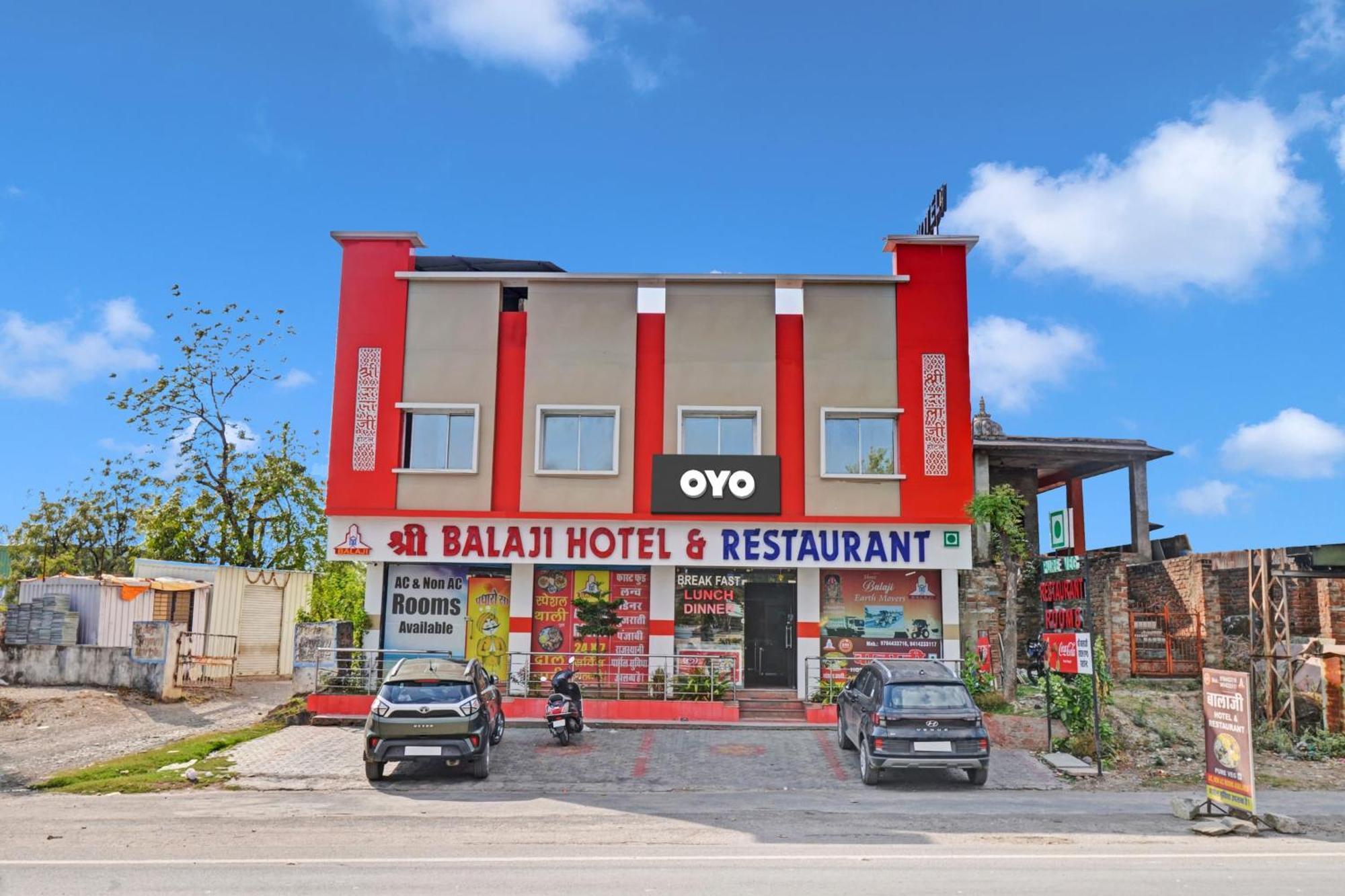 Hotel O Shree Balaji Hotel & Restaurant Bedla Exteriör bild