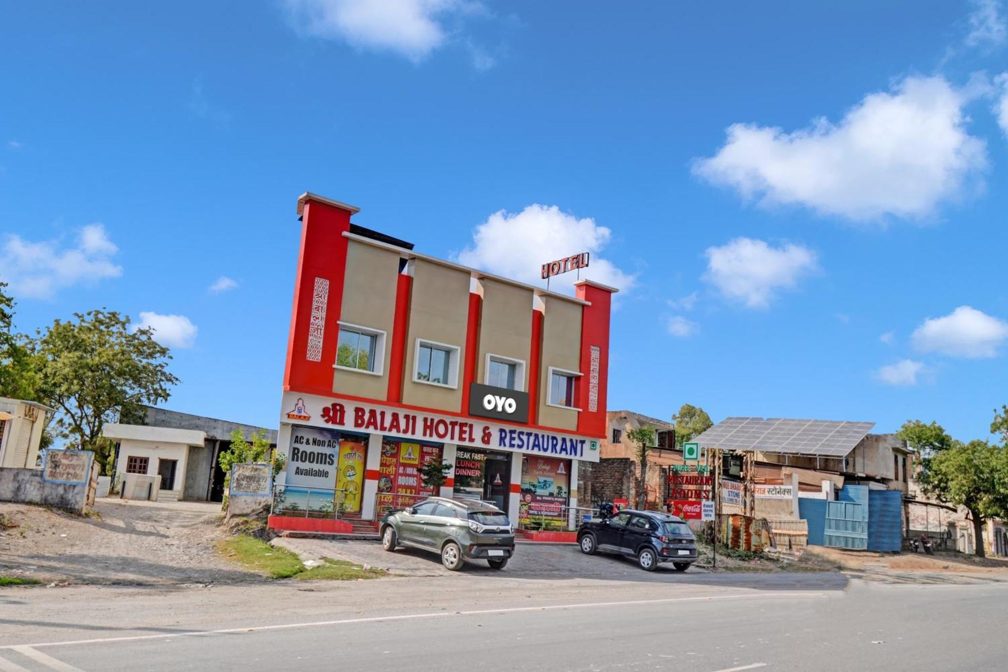 Hotel O Shree Balaji Hotel & Restaurant Bedla Exteriör bild